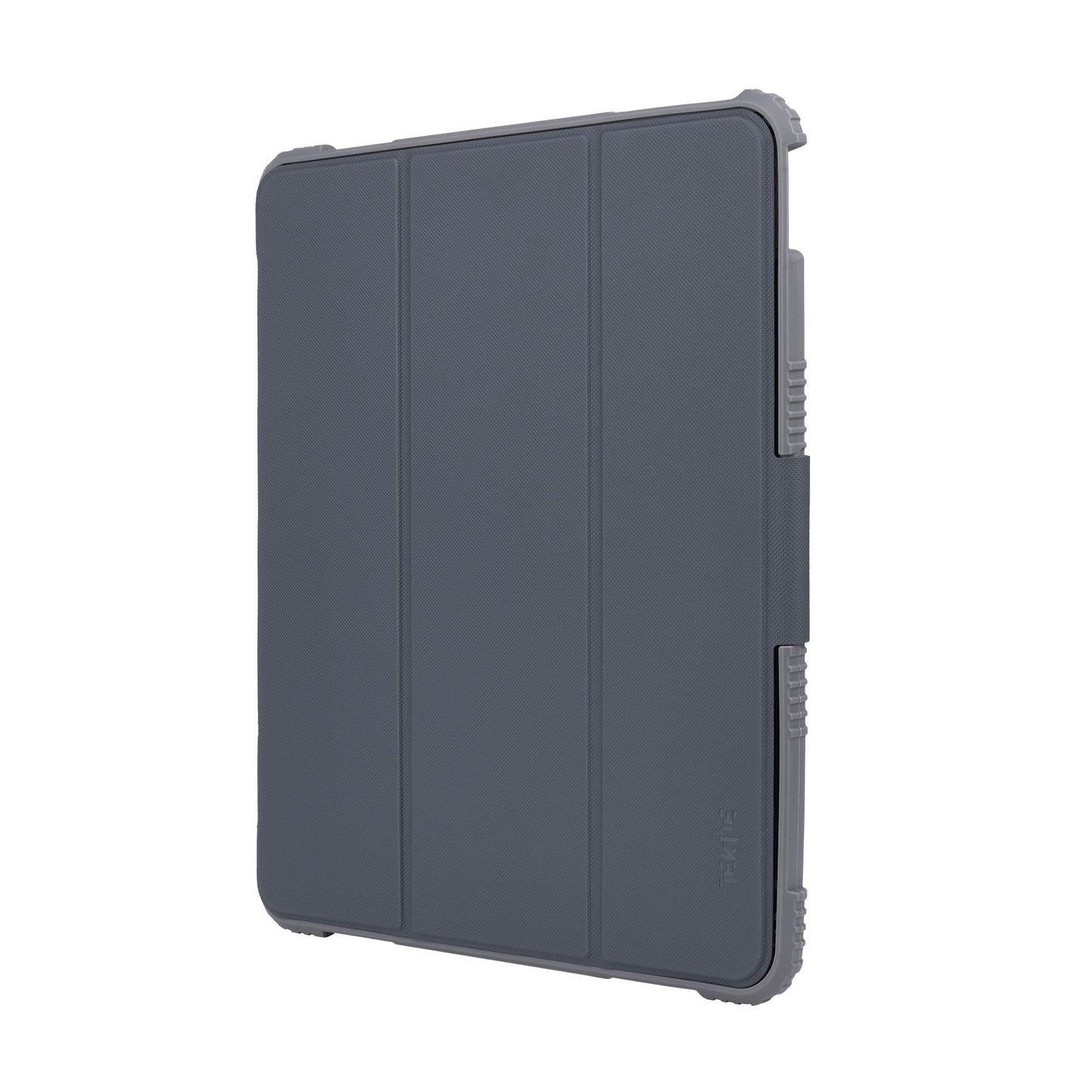 Tekne Shockproof Vegan Leather Case for iPad Pro 13 M4 | Stand Function | Drop Protection - Grey