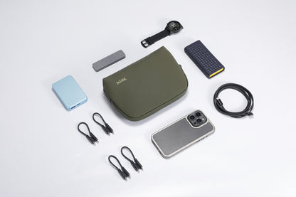 TEKNE Mini Tech Organiser-Green