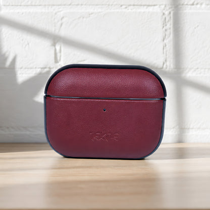TEKNE Dual tone Vegan Leather case-Dark Brown
