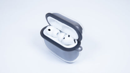 TEKNE Airbag Shockproof Case  for Airpods Pro3-Clear Black