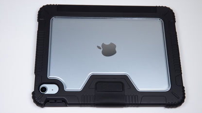 TEKNE Shockproof vegan leather case with stand function for New  iPad 11" -Black