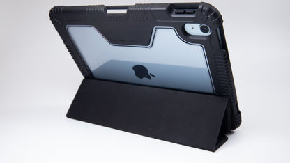 TEKNE Shockproof vegan leather case with stand function for New  iPad 11" -Black