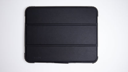 TEKNE Shockproof vegan leather case with stand function for New  iPad 11" -Black