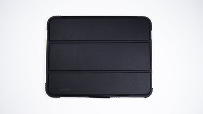 TEKNE Shockproof vegan leather case with stand function for New  iPad 11" -Black