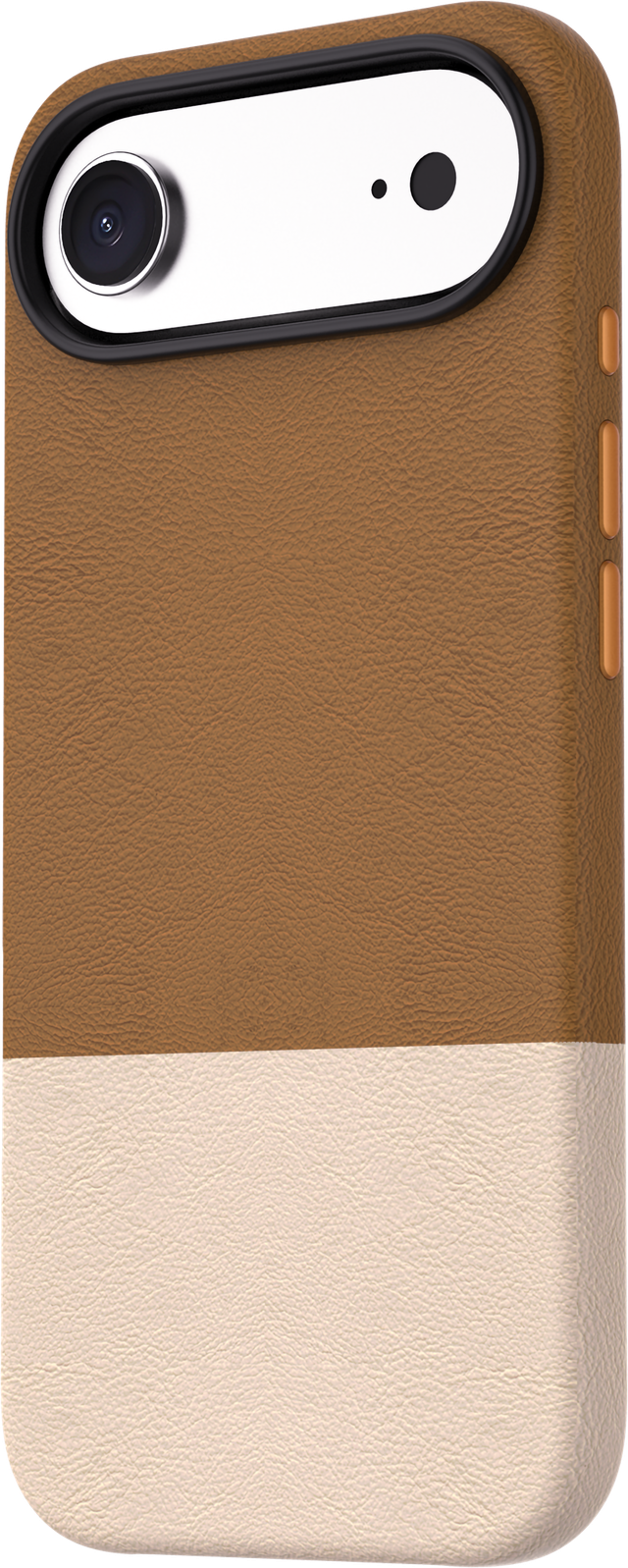 TEKNE DualTone Vegan Leather Case for iPhone 17  Air-Brown