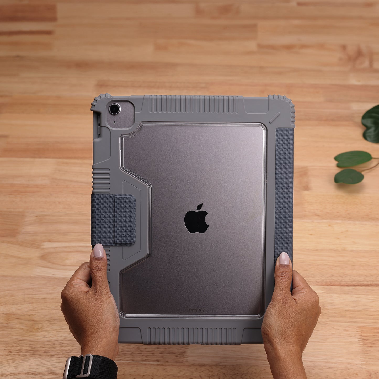 Tekne Shockproof Vegan Leather Case with Stand – iPad Air 13 (M2)