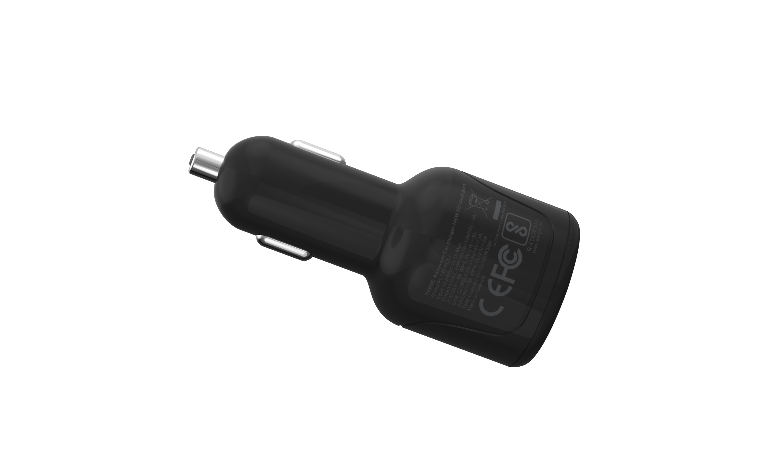 TEKNE Advanced Car charger-140W PD Dual port