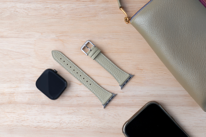 Tekne Elegance Leather Band |Light Green