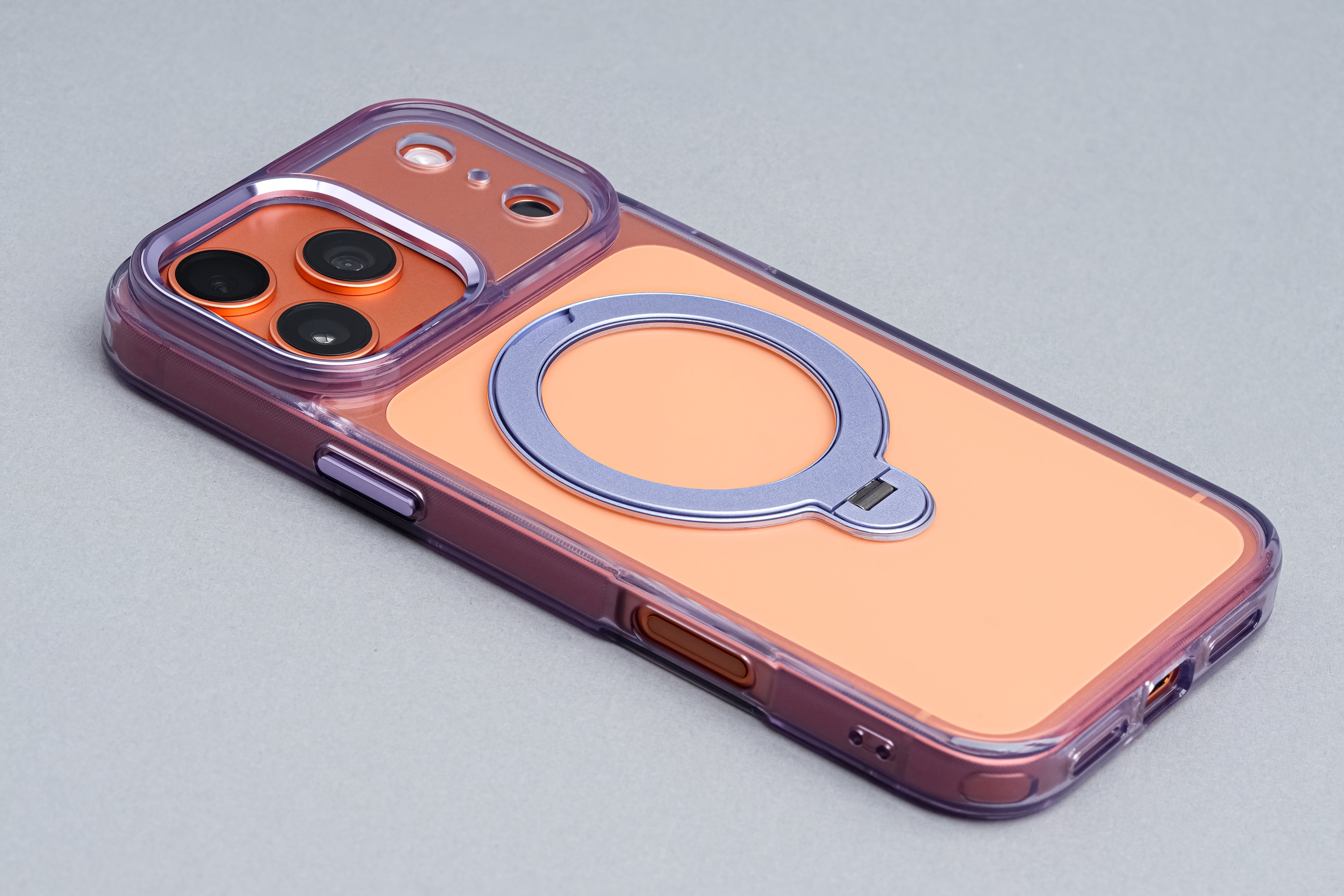 TEKNE Crystal360 Case for iPhone 17 Pro Max-Purple