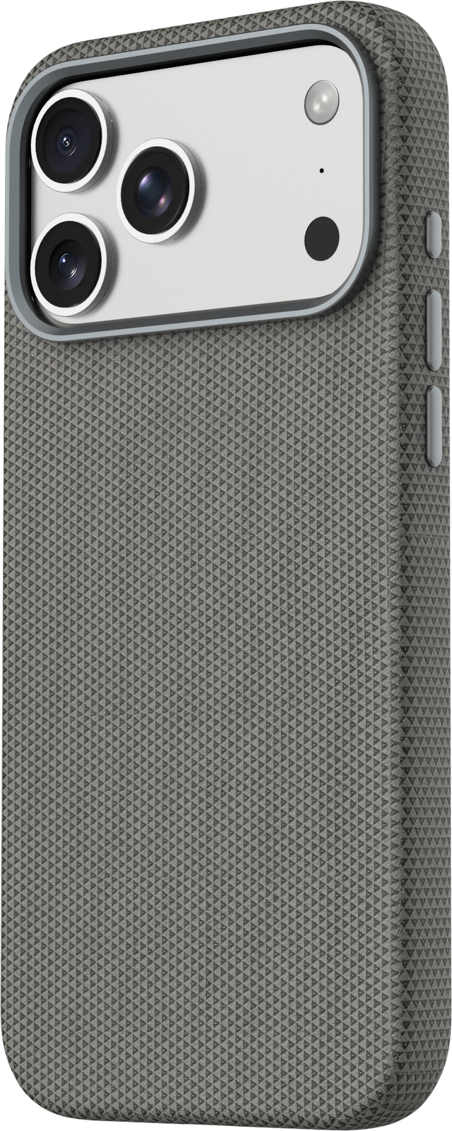 TEKNE Textura Vegan Leather Case for iPhone 17 Pro Max-Grey