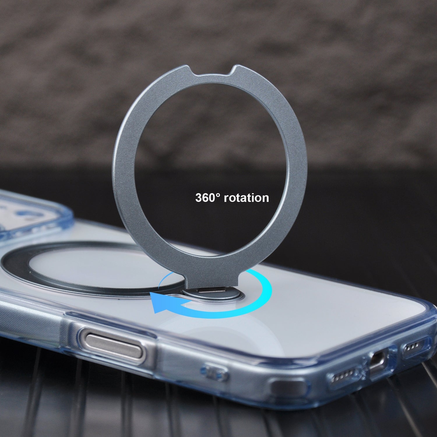 TEKNE Crystal360 Case for iPhone 17 Pro-Blue