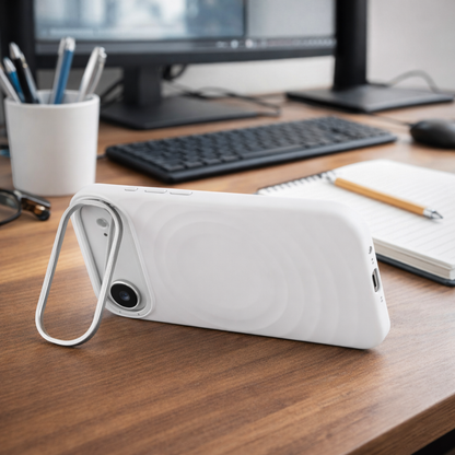TEKNE WaveStand Silicone Case for iPhone 17 Air-Beige