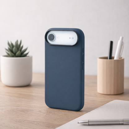 TEKNE Silicone MagSafe Case for iPhone 17 Air- Black