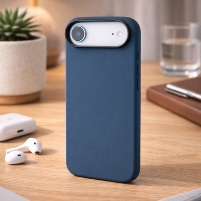 TEKNE Silicone MagSafe Case for iPhone 17 Air- Black