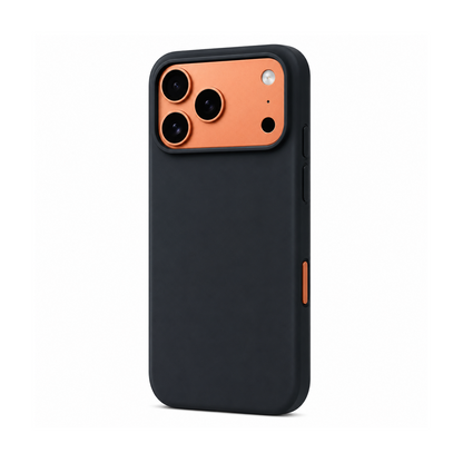 TEKNE Silicone Case Compatible with MagSafe for iPhone 17 Pro Max-Black