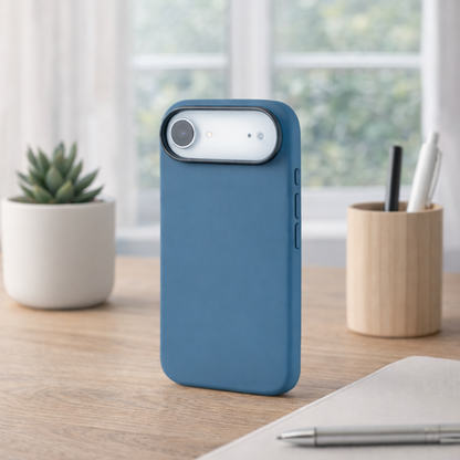 TEKNE Silicone MagSafe Case for iPhone 17 Air- Blue