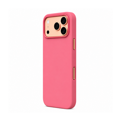 TEKNE Silicone Case Compatible with MagSafe for iPhone 17 Pro Max-Pink