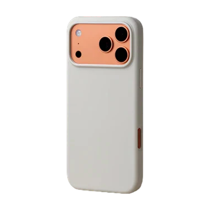 TEKNE Silicone Case Compatible with MagSafe for iPhone 17 Pro Max-Beige