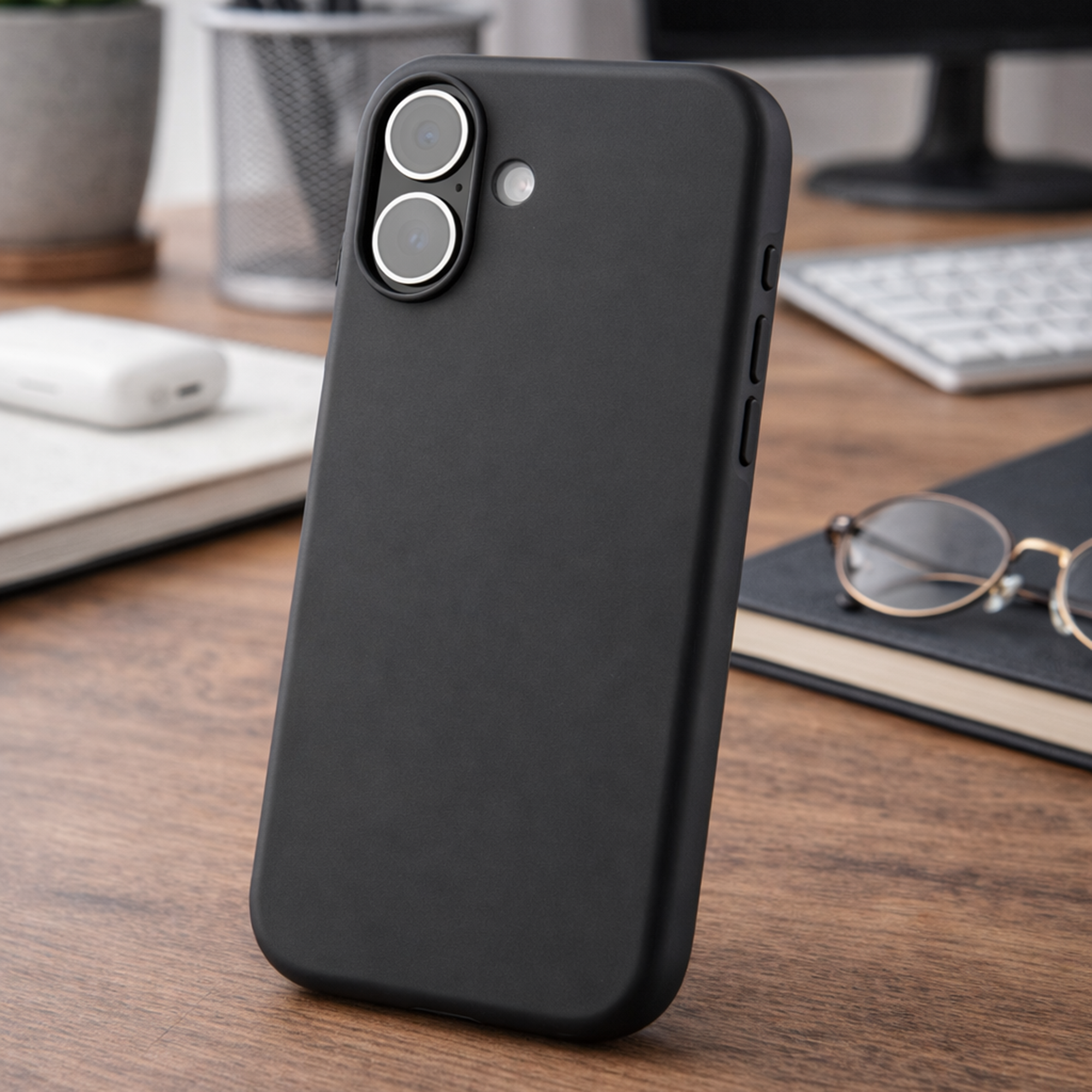 TEKNE Solid MagSafe Case for iPhone 17-Black