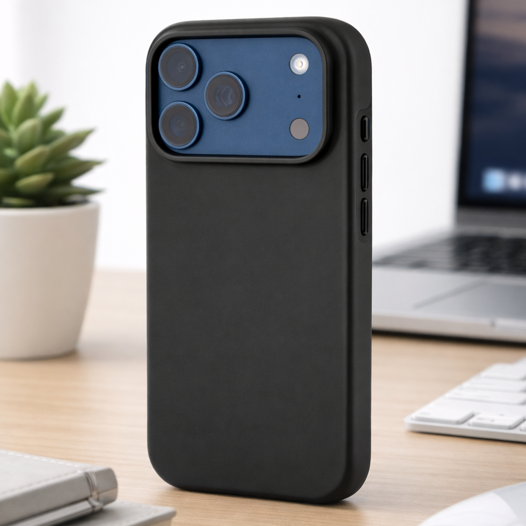 TEKNE Solid MagSafe Case for iPhone 17 Pro-Black