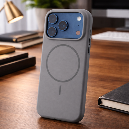 TEKNE Solid Duo MagSafe case for iPhone 17 Pro- Grey