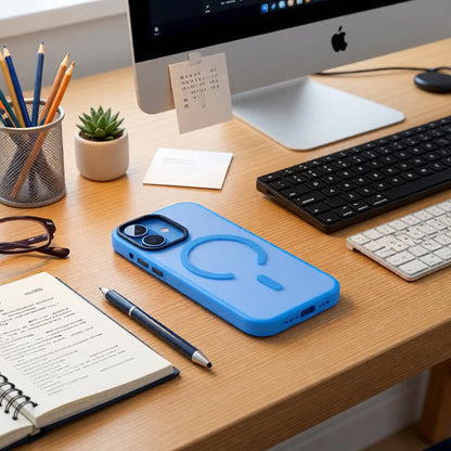 TEKNE Armour Matte Case for iPhone 17 -Blue