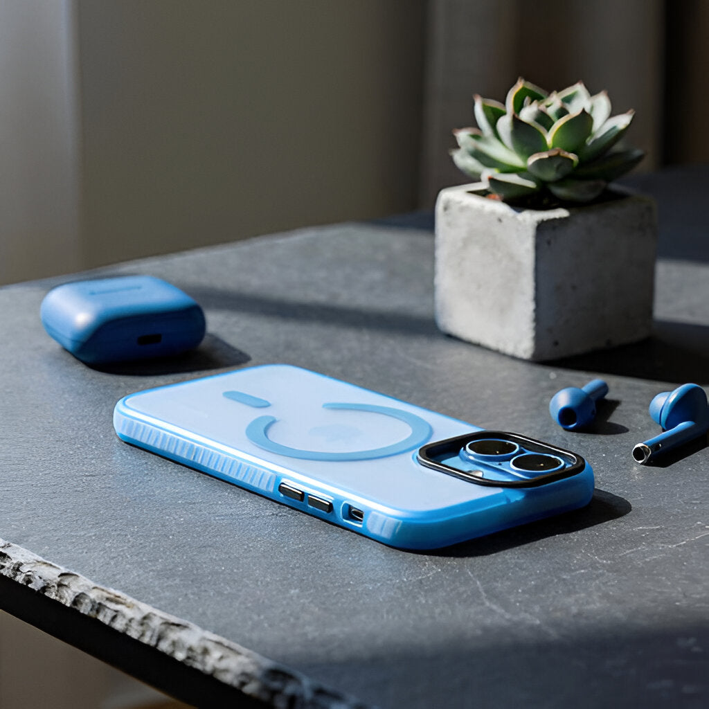 TEKNE Armour Matte Case for iPhone 17 -Blue