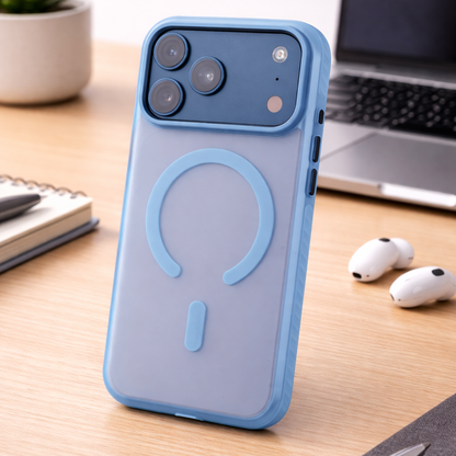TEKNE Armour Matte Case for iPhone 17 Pro Max-Blue