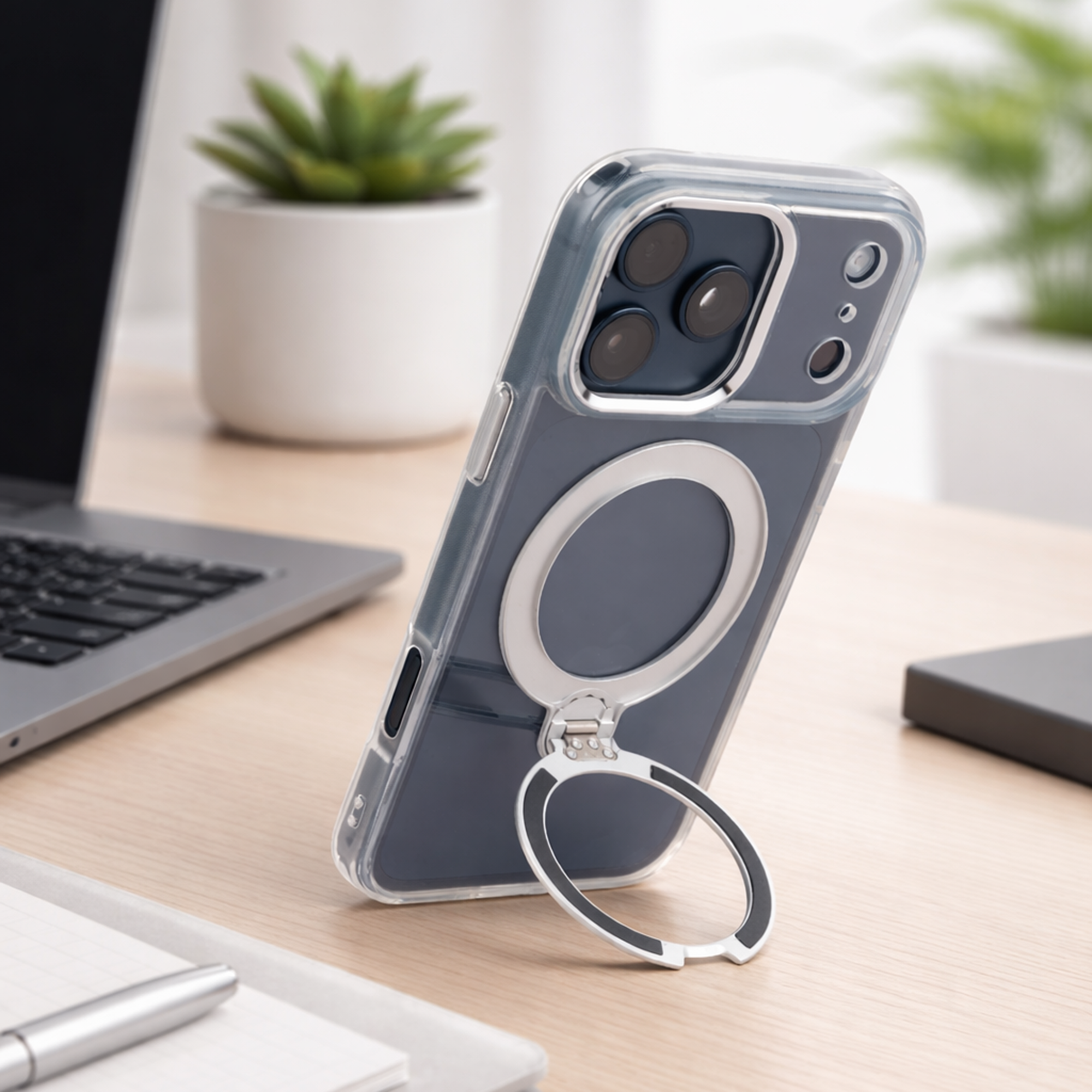 TEKNE Crystal360 Case for iPhone 17 Pro Max-Clear