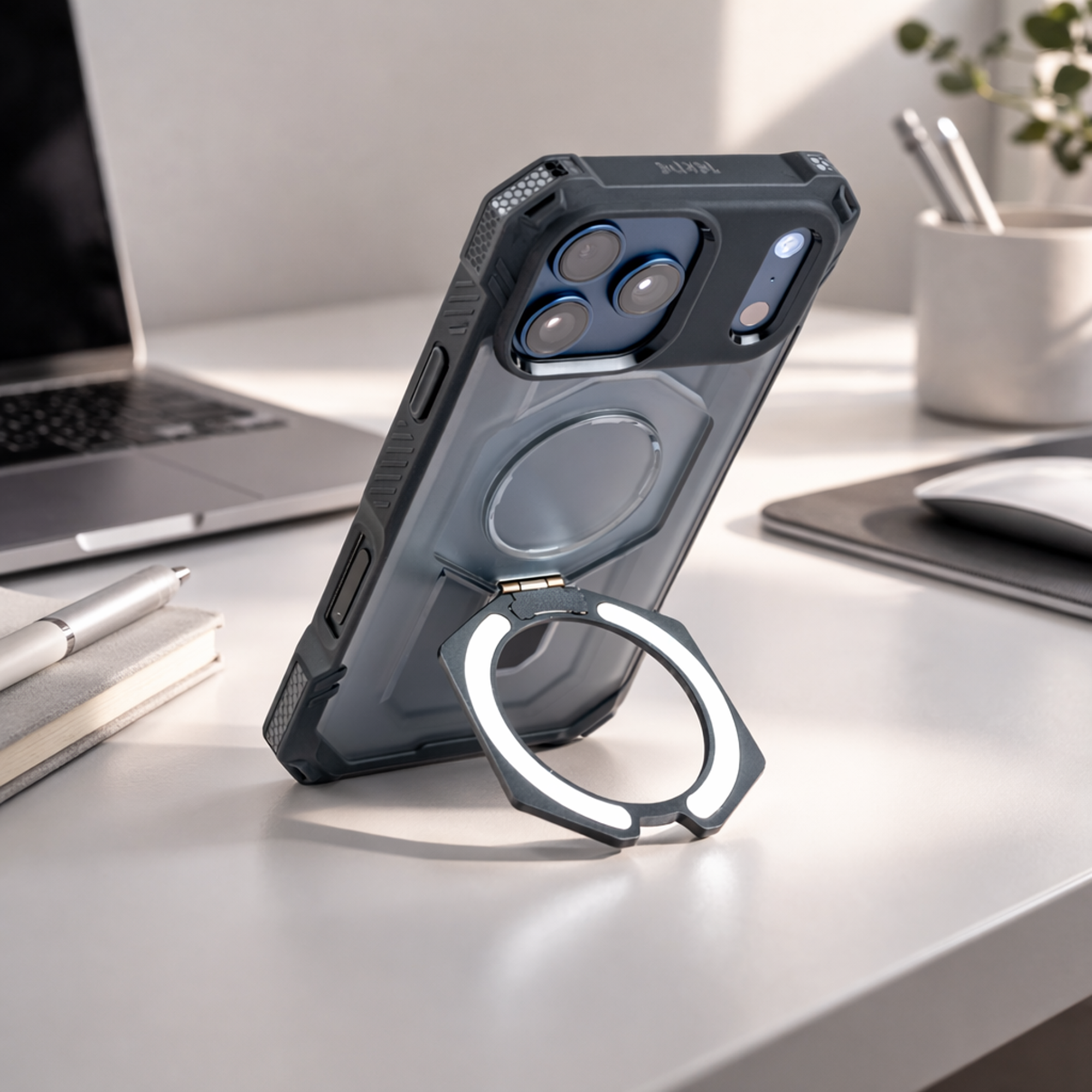 TEKNE Titan Defender Case for iPhone 17 Pro Max-Black