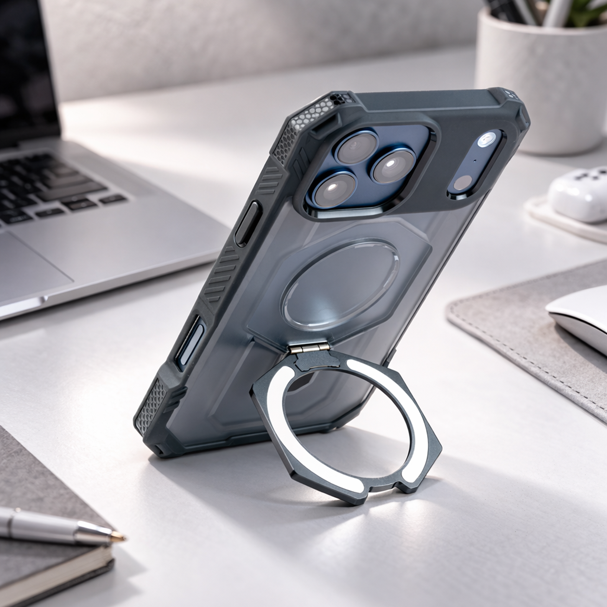 TEKNE Titan Defender Case for iPhone 17 Pro Max-Black