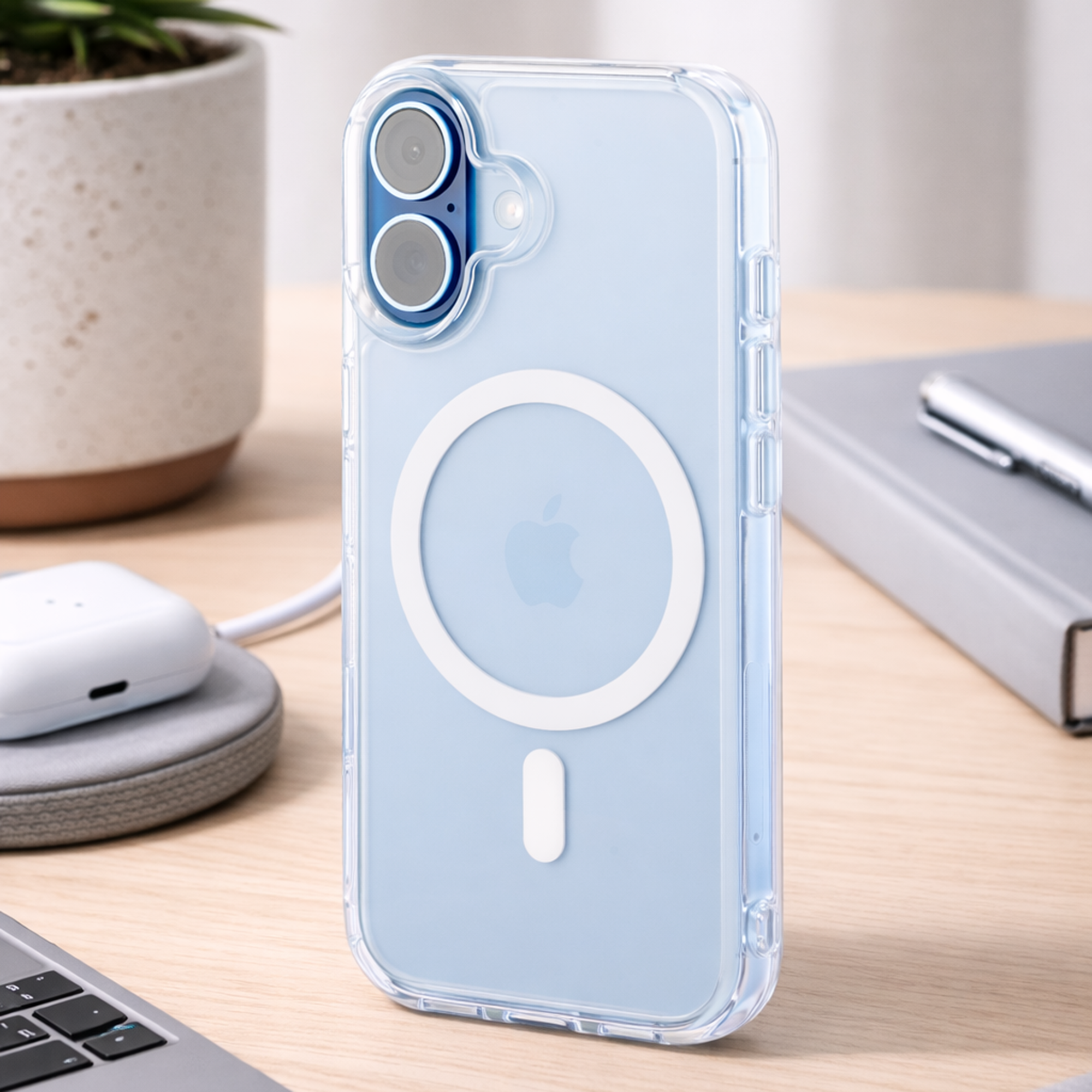 TEKNE Frost Matte Case  for iPhone 17- Clear