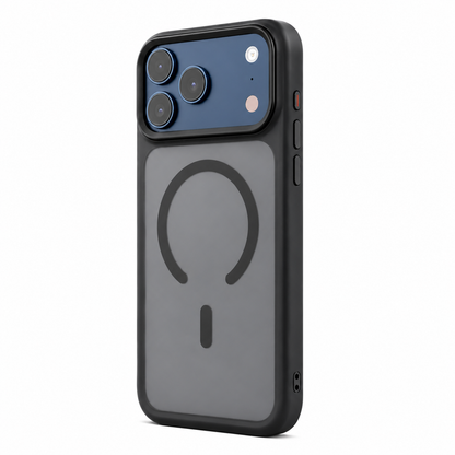 TEKNE Hybrid Frost Matte case   for iPhone 17 Pro Max-Black