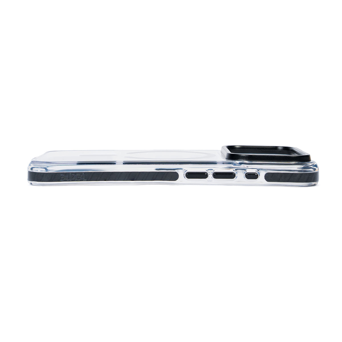 Tekne clear vault case for iPhone 18 Pro- Black