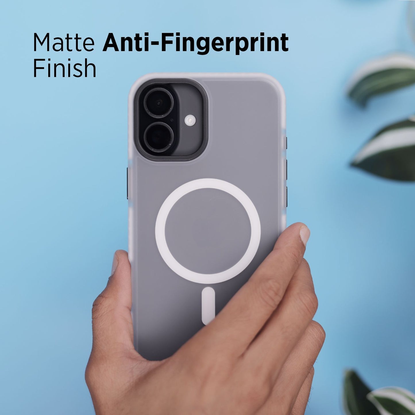 Tekne ARMOUR Case for iPhone 16 Plus | Rugged Drop Protection | Shockproof & Secure Grip - Matt Clear