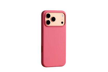 TEKNE Silicone Case Compatible with MagSafe for iPhone 17 Pro Max-Pink