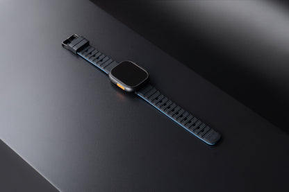 Tekne Classic Silicone Sports Band|Black-Blue