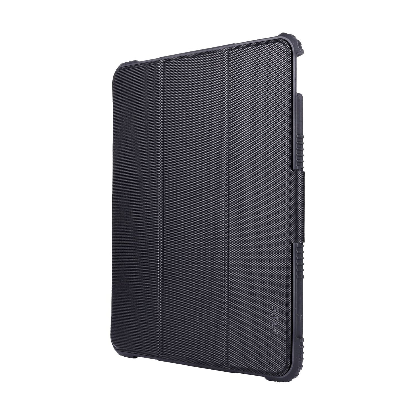 Tekne Shockproof Vegan Leather Case for iPad Pro 13 M4 | Stand Function | Drop Protection - Black