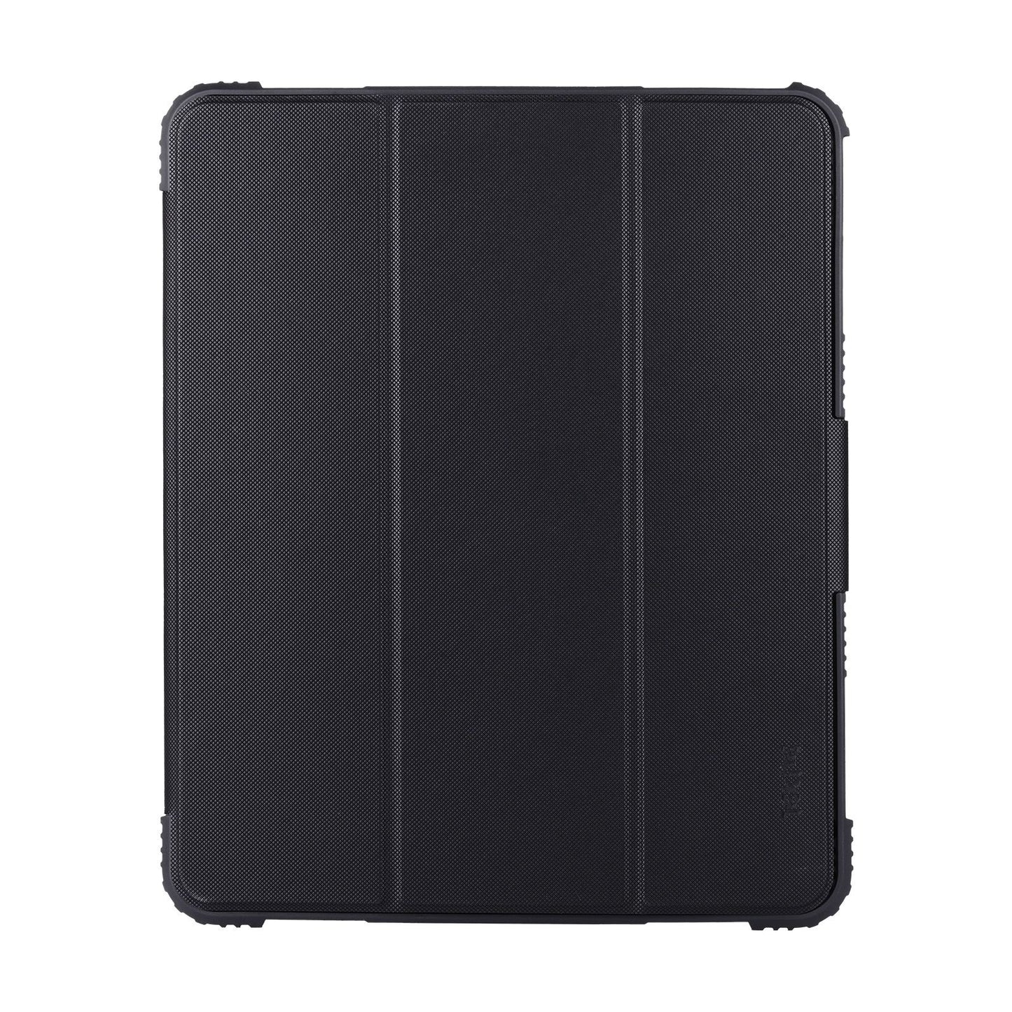 Tekne Shockproof Vegan Leather Case for iPad Air 13 M2 | Stand Function | Drop Protection - Black