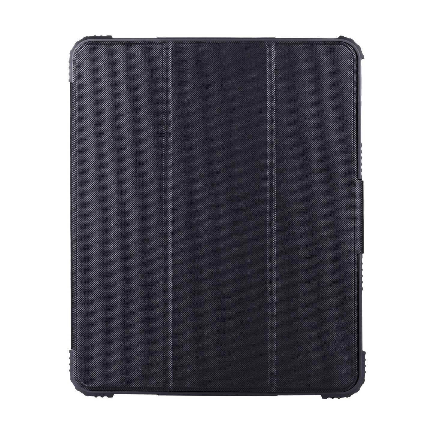 Tekne Shockproof Vegan Leather Case for iPad Pro 13 M4 | Stand Function | Drop Protection - Black
