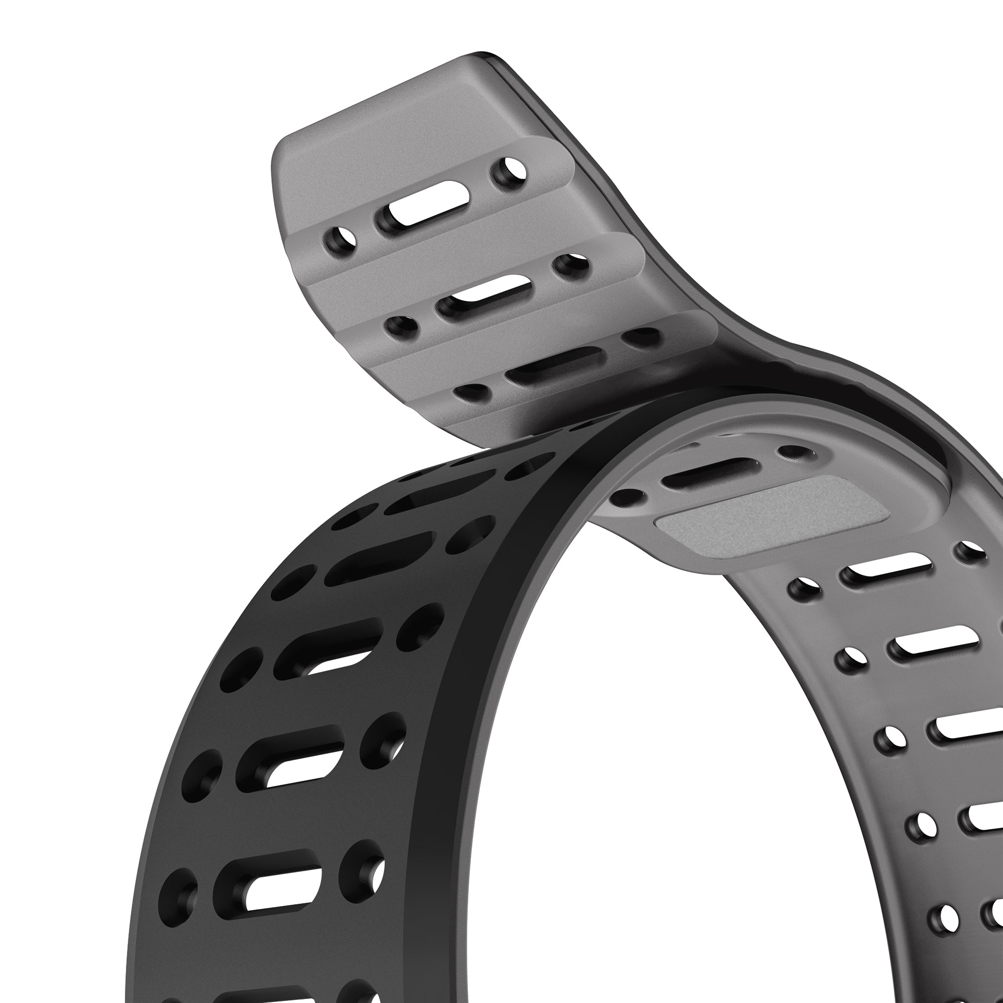 Tekne Combat Silicone Band|Black-Grey