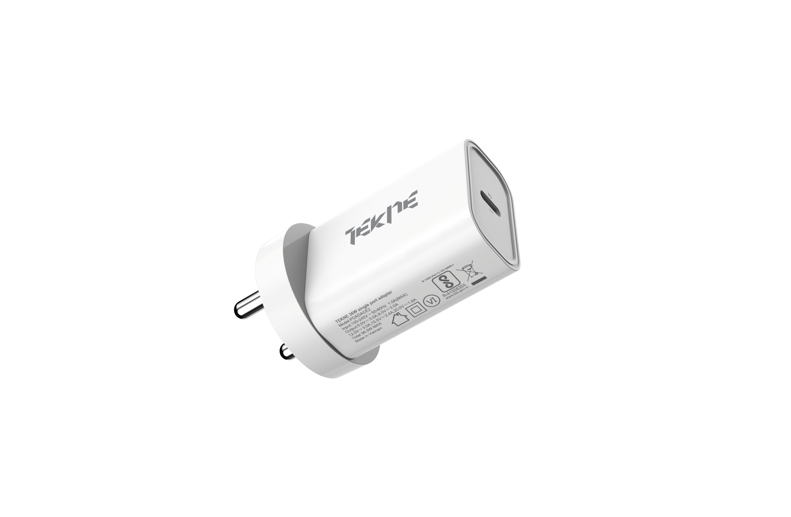 TEKNE 36W Single Port Adapter